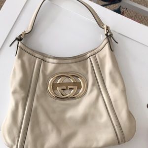 Leather GUCCI bag